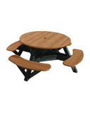 CRP Products Generation Line Black Frame Picnic Table