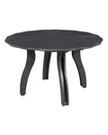 CRP Products Generation Line 52" Scalloped Round Dining Table
