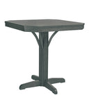 CRP Products St. Tropez 35" Square Pedestal Table